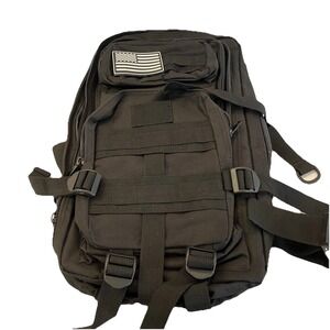 Evatac Miltary Tactical Gear Assault Backpack Bag In Black